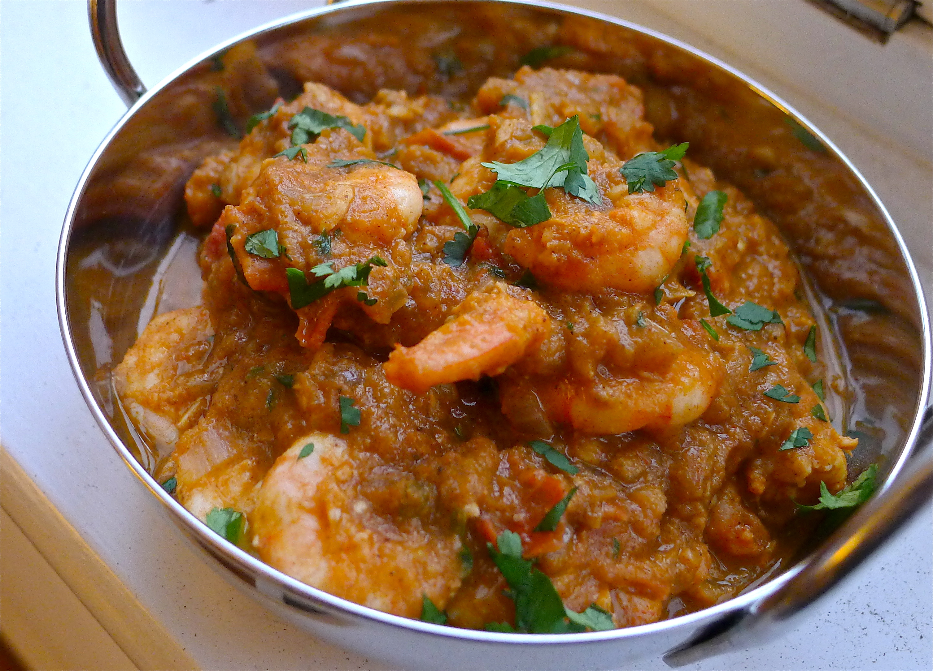 crevetts bhuna
